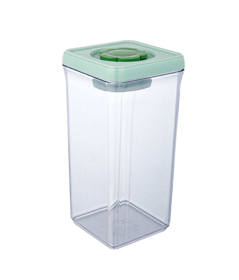 Tritan Square ซิลิโคนซีลกันความชื้น Fresh Keeping Home Kitchen Storage Container