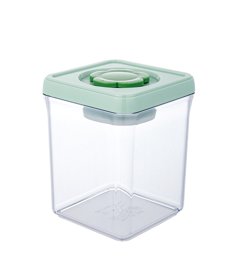 Tritan Square ซิลิโคนซีลกันความชื้น Fresh Keeping Home Kitchen Storage Container