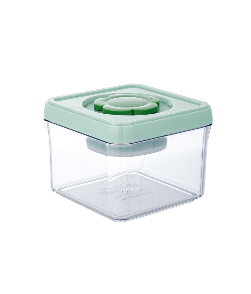 Tritan Square ซิลิโคนซีลกันความชื้น Fresh Keeping Home Kitchen Storage Container